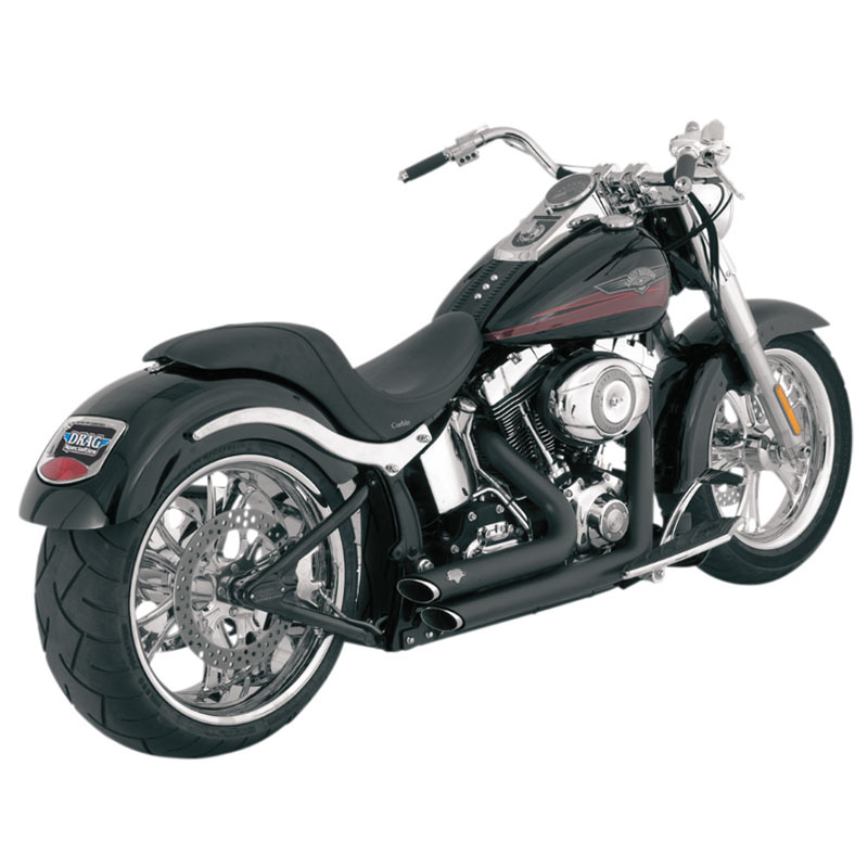 ショートショットスタッガード フルエキゾーストマフラー ブラック