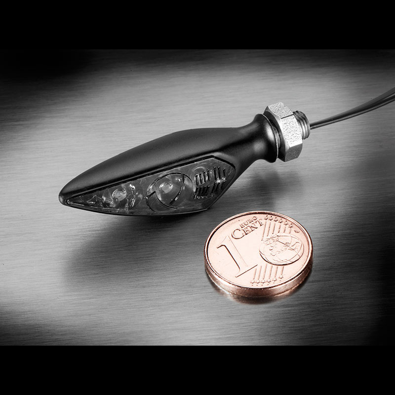 車検対応】 ケラーマン□ 小型LEDウインカー ローンバスS ダーク