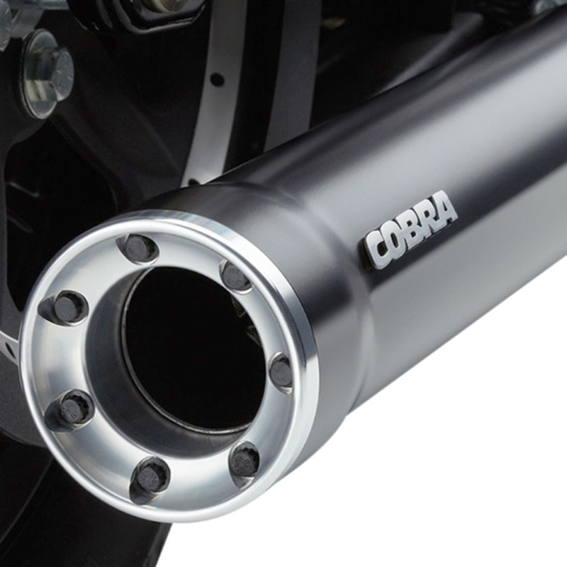 コブラ□レースプロチップ 3インチ スリップオンマフラー ブラック