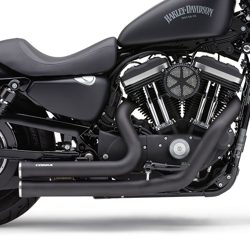 コブラ□スピードスター ショートRPT フルエキゾースト ブラック 【14