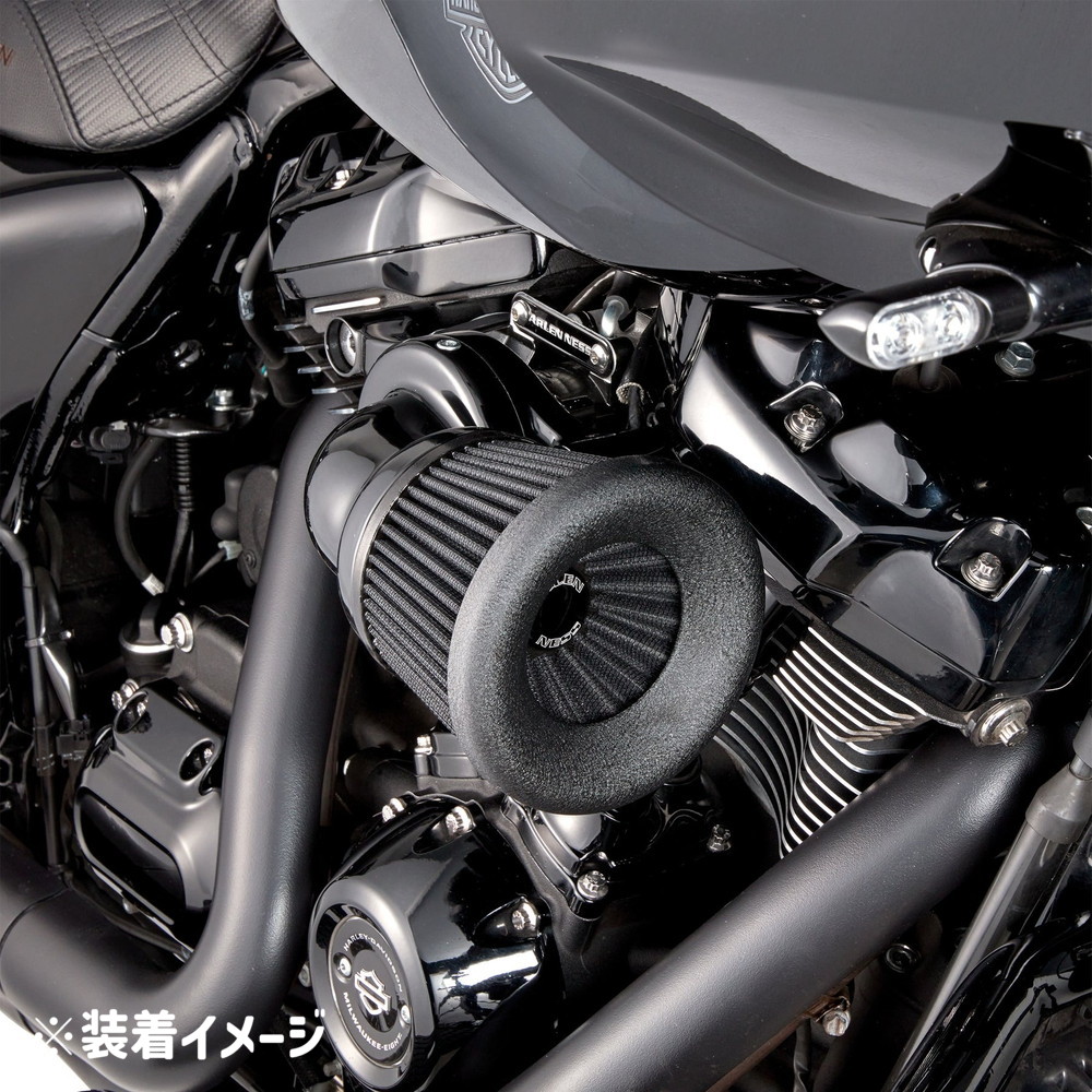 アレンネス□ヴェロシティ90 エアクリーナーキット ブラック 【91年