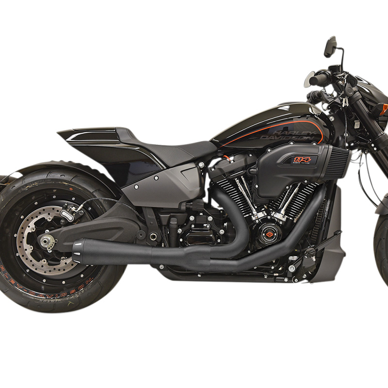 バッサニ□ ロードレイジ 2-1 フルエキゾーストマフラー ブラック 【18