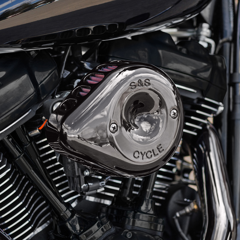 S&S□ステルス ミニティアドロップ エアクリーナー用カバー ラーバ