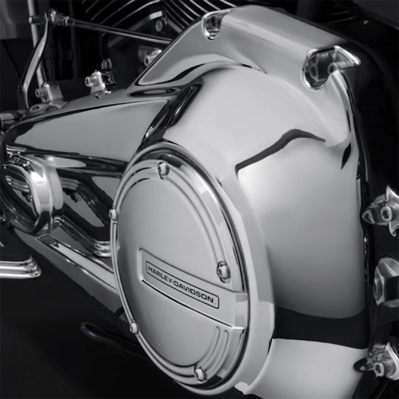 ハーレー純正□ ダービーカバー エンパイア クローム 【18年以降FLSB