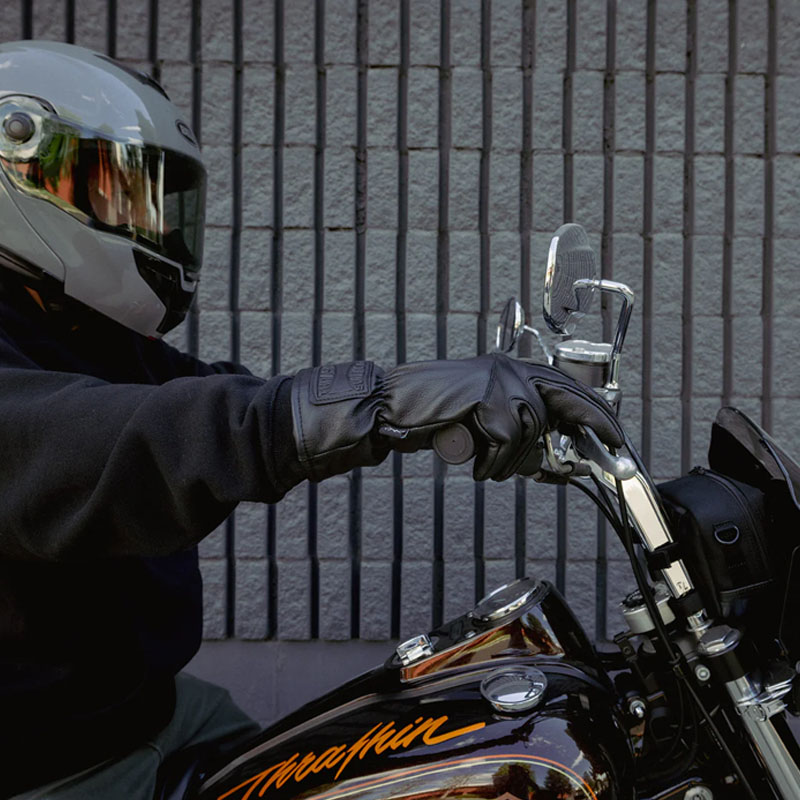 スラッシンサプライ エース ローパー レザーグローブ ブラック