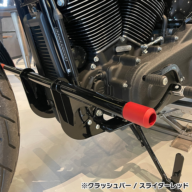 パインバレーオリジナル M8ソフテイル専用 クラッシュバー ブラック