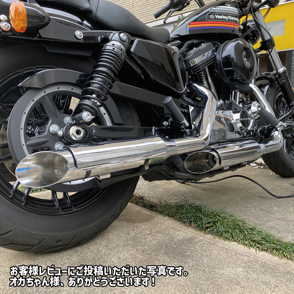 クロームワークス□3インチ HP-PLUS スリップオンマフラー スラッシュ