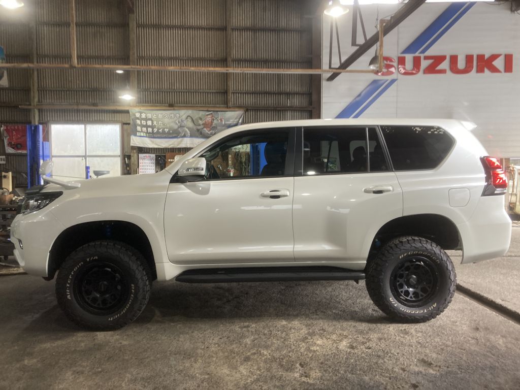 ランクルプラド150 1インチボディリフト ジオランダーMT 285/70R17