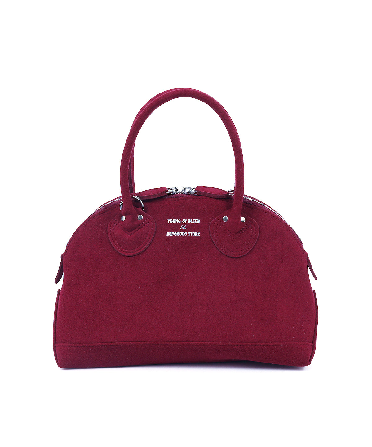 ヤングアンドオルセン ウルトラスエード ジップ ボート バッグ S