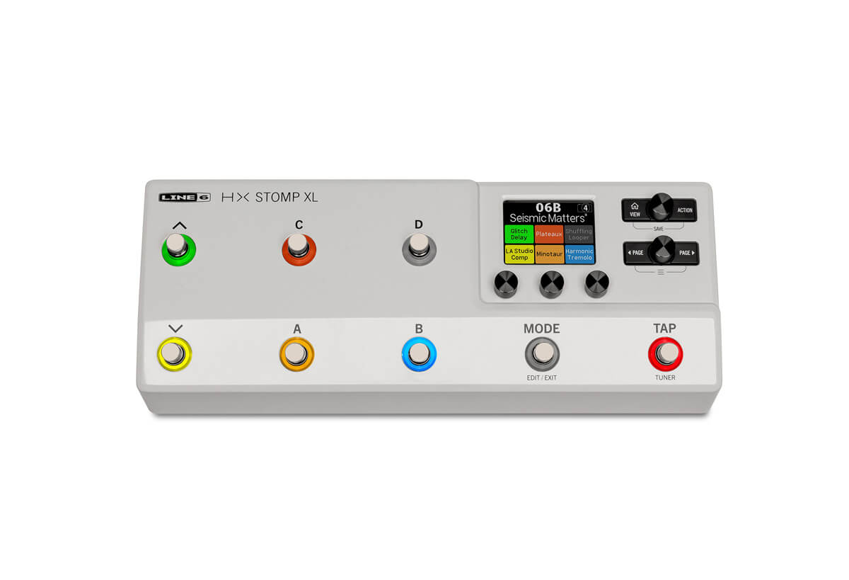 Line 6から限定ホワイト・カラーの“HX Stomp XL Limited Edition White