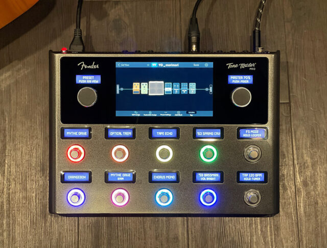 試奏レポート：フェンダーが“Tone Master Pro”でフロア型プロセッサー