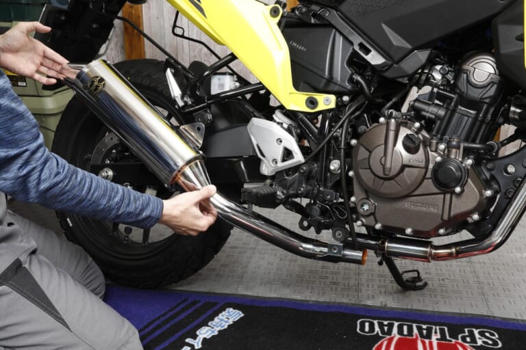 未使用品 VStrom250SX Vストローム250SX マフラー Tiソリッド 2025年