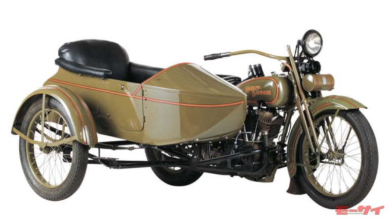 ヴィンテージ 日東科学 1/12 ハーレー・ダビッドソン w/サイドカー