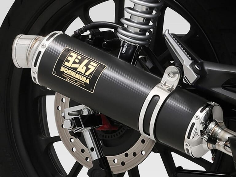 GB350に待望のヨシムラ管！「Slip-On GP-MAGNUM 105 サイクロン」が9月
