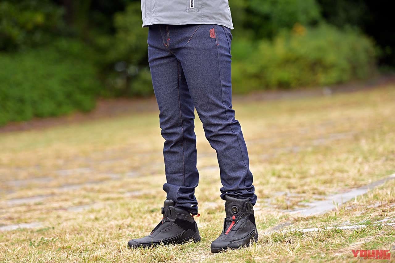 クシタニ エクスパンドウインドカットデニム】起毛素材と透湿防風