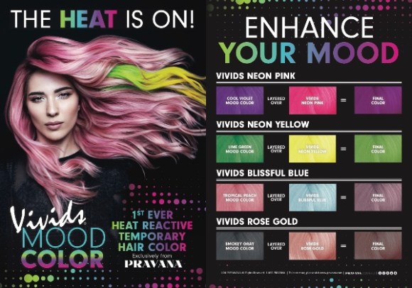 温度によって髪色がチェンジ!! ヴィヴィッドな色合いを楽しめるヘア