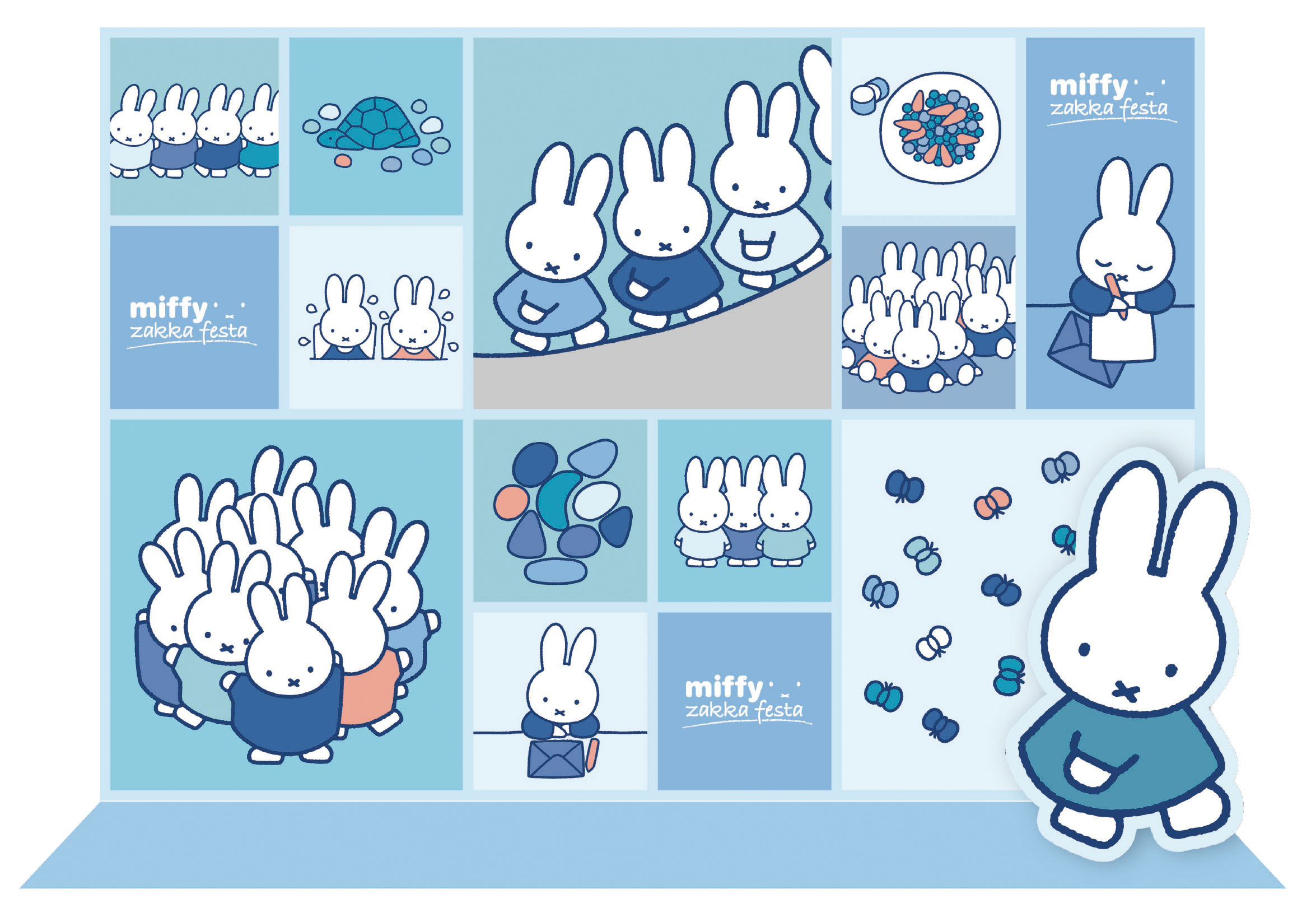 ミッフィーzakkaフェスタが池袋で開催！オランダ陶器をモチーフにした