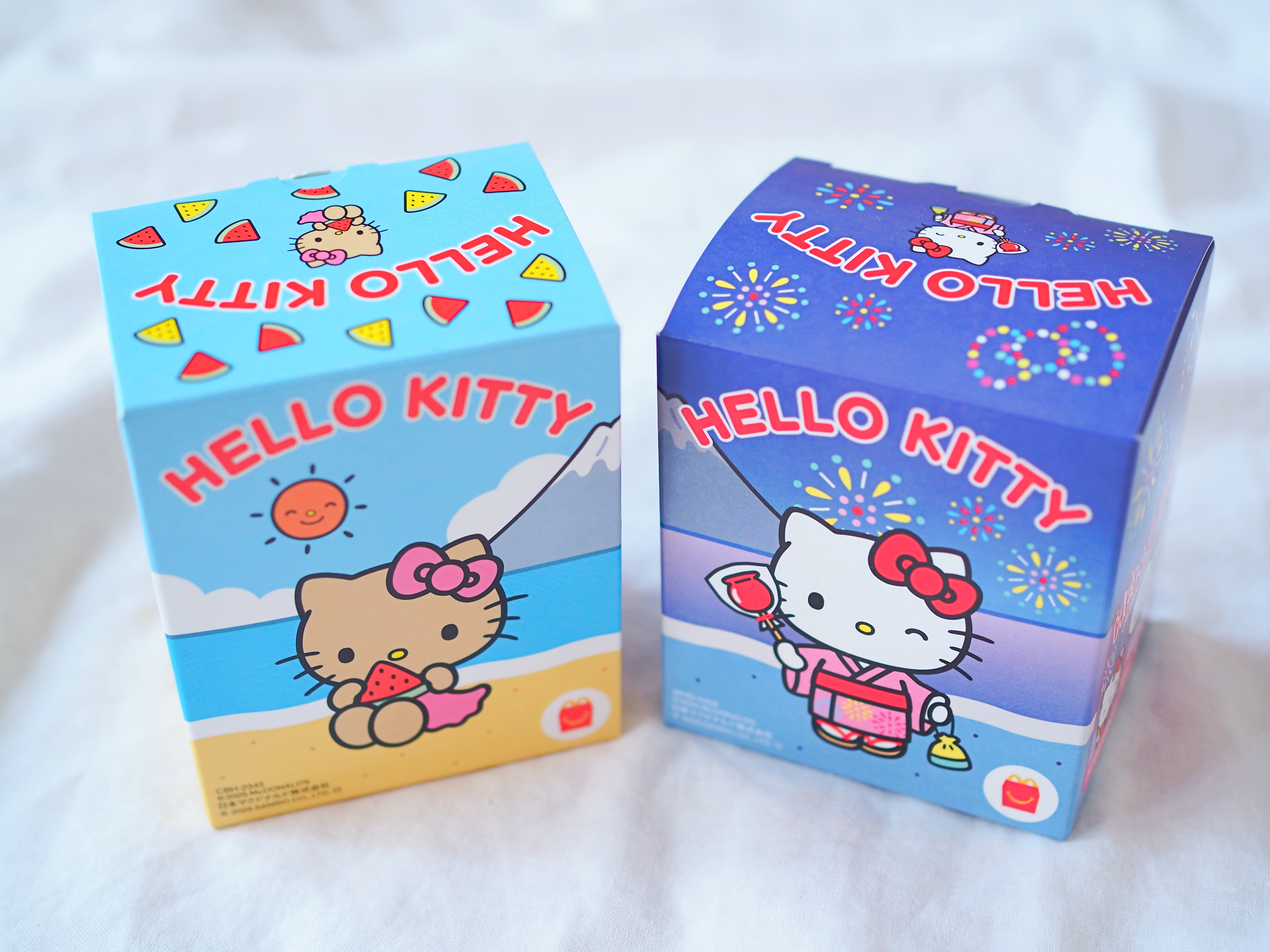 ハッピーセットの日焼けキティ＆浴衣キティちゃんがかわいすぎるのだ