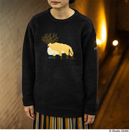 ジブリ】『もののけ姫』山犬＆シシ神デザインのセーターが登場しておる