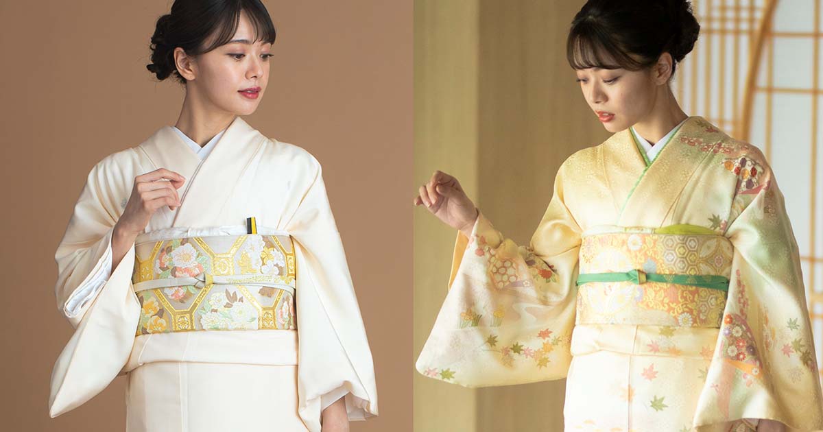 みっちょる様正絹色留袖 金駒金箔 落款 一つ紋 正絹色留袖 金駒金箔