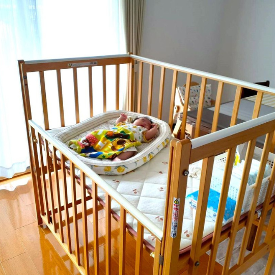 ハイタイプベッド ハイクラウン（立ちベッド） | 国産ベビーベッド製造