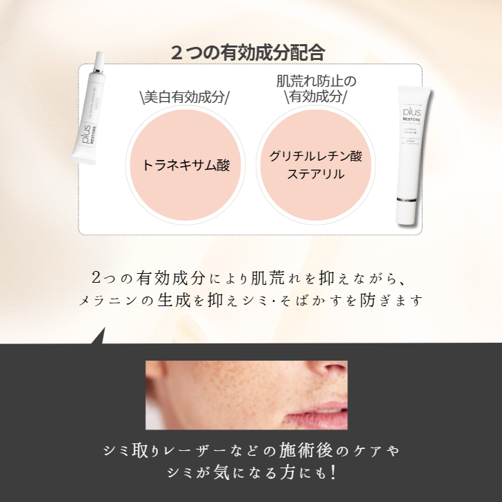 プラスリストア TAホワイトクリームMD（医薬部外品）｜ドクターズ