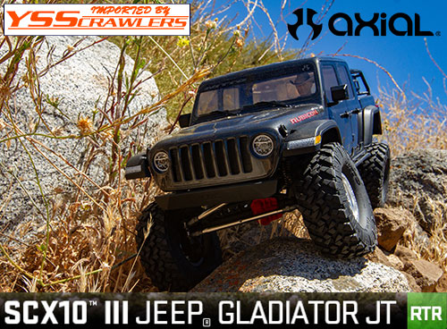 Axial SCX10 III ジープ グラディエーター JT RTR！[ガンメタ