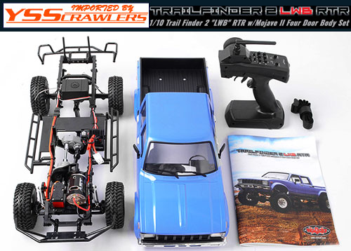 RC4WD トレールファインダー2 LWB RTR！[MojaveII4ドアボディ付][予約