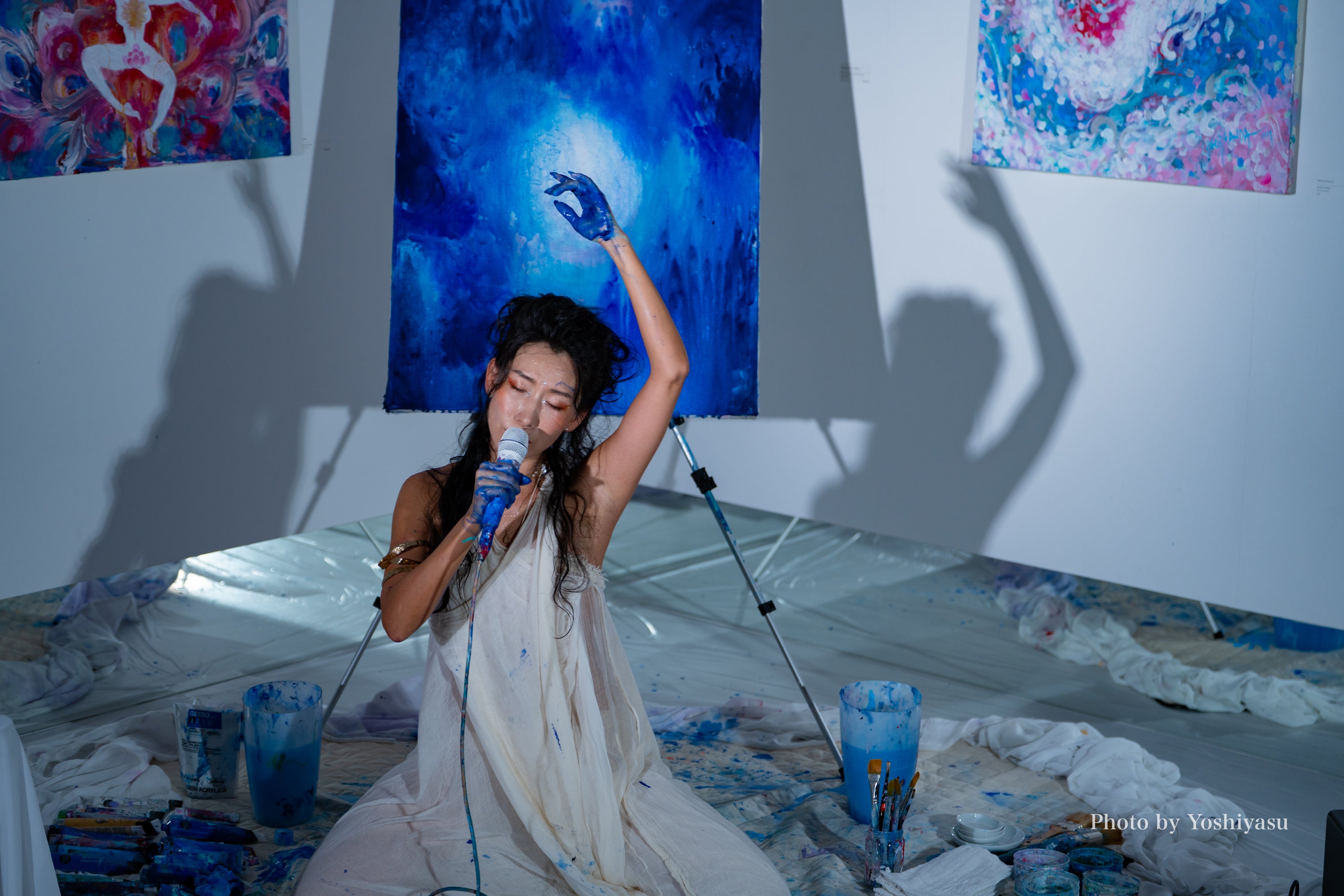 開催レポート】SAORI KANDA 個展「生命讃歌-sanctuary-」ライブ