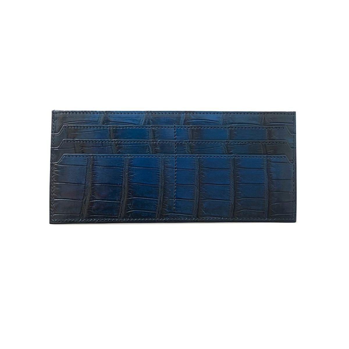 YFA121 クロコダイル薄型束入れ ｜美しい色彩の革財布、革製品通販