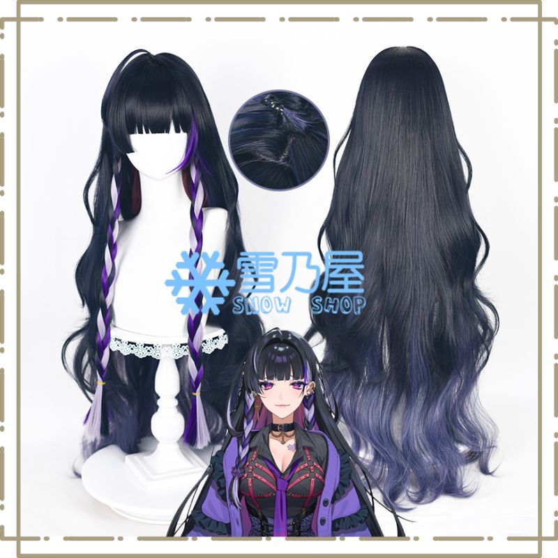 VTuber XSOLEIL Meloco Kyoran 狂蘭メロコ コスプレウィッグ