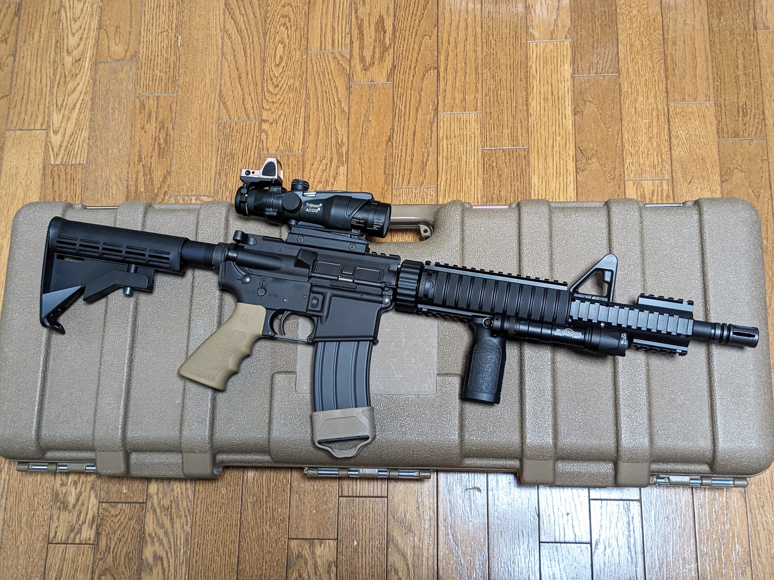 東京マルイ M4A1 GBB ハンドガード交換（Amazonの激安ハンドガードは