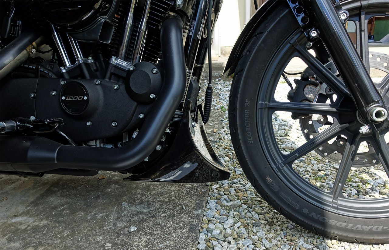 ハーレーダビッドソン スポーツスター XL1200NS アイアン 1200 チン