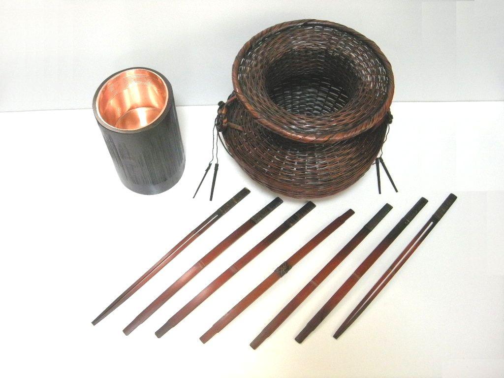 竹籠 達磨牡丹籠 - 花器ギャラリー 裕器 (ゆうき）