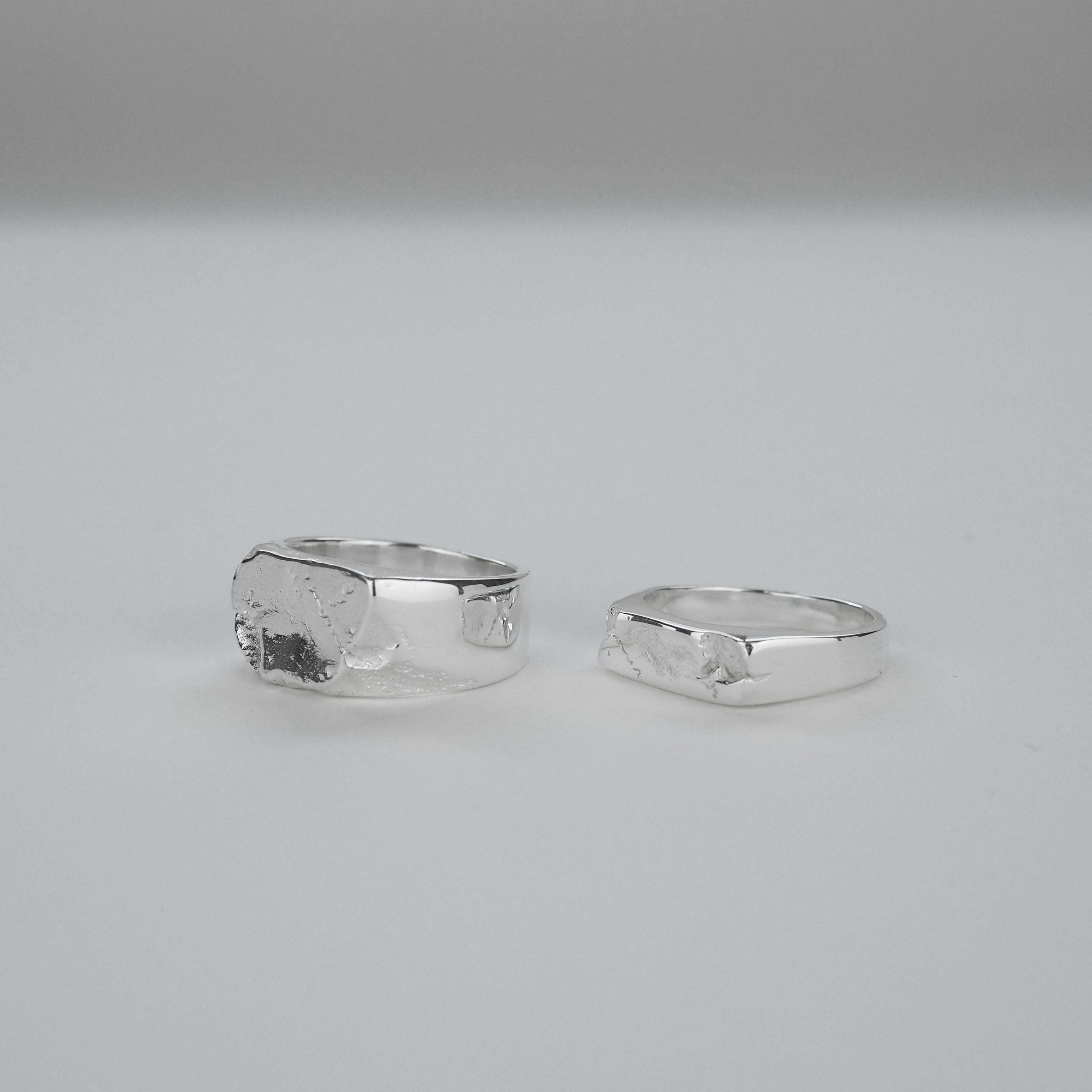 Silver Ring -Crack 001- シルバー リング – yuzen-official