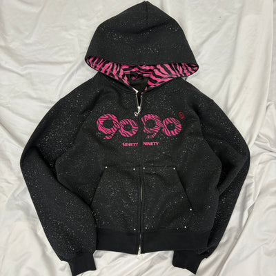 OG Logo Glitter Zip Hoodie – YZ