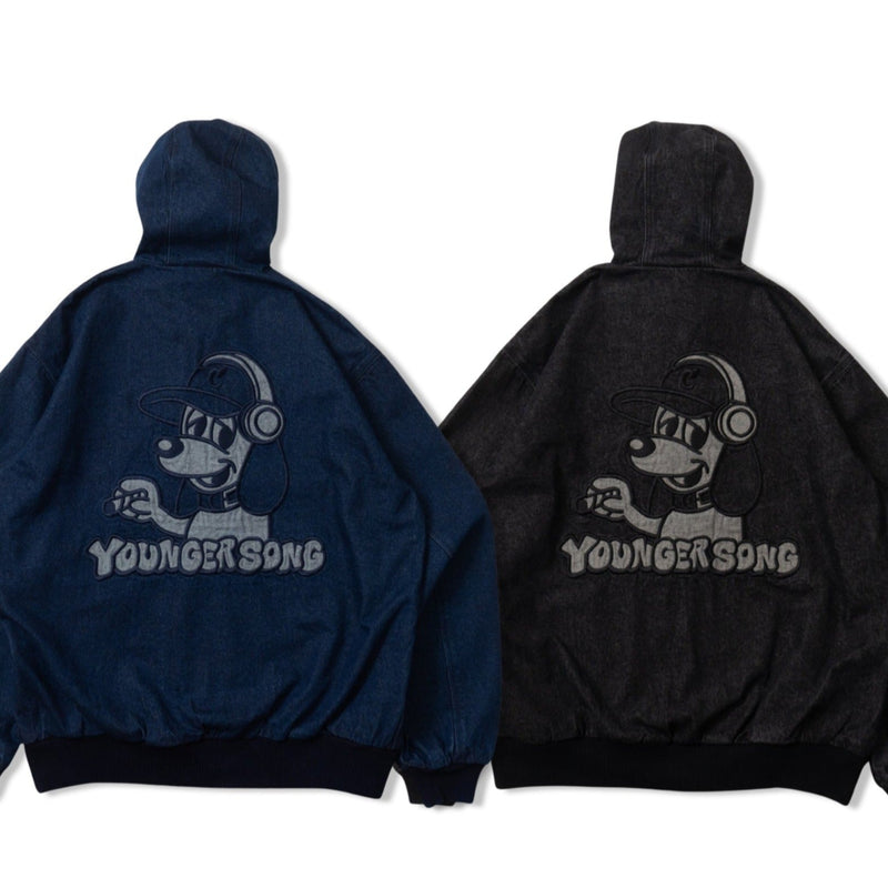 youngersong × centimeter denim hoodie jacket – YZ