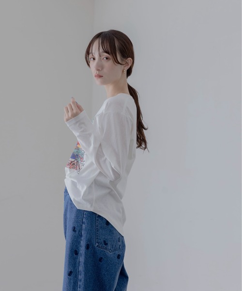 Eimee Law（エイミーロウ） tシャツ アートプリント シアースラブロンT