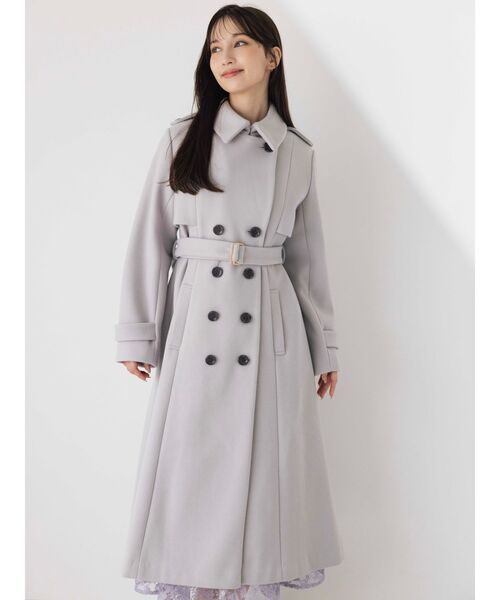 dazzlin（ダズリン） トレンチコート コート 2WAYカラーウールライク