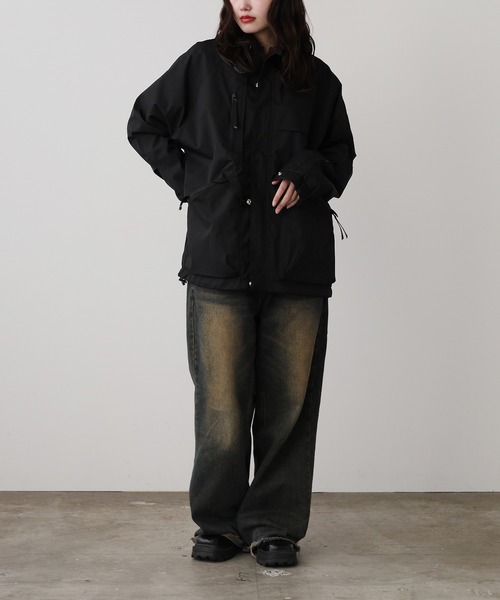 ROOP TOKYO ブルゾン アウター Stand color Over Size Jacket
