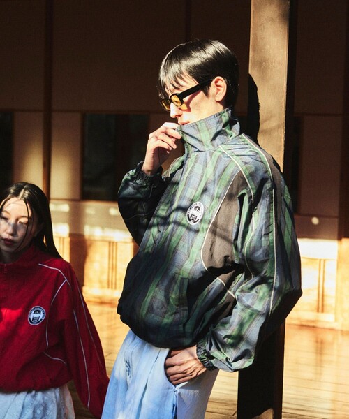 umbro（アンブロ） ブルゾン アウター 別注 Pattern Nylon Jacket/総柄