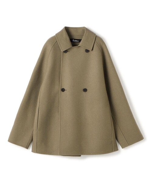 Edition（エディション） ピーコート pコート ウールカシミヤ ダブル