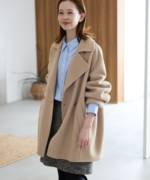 SLOBE IENA（スローブイエナ） ピーコート pコート souple wool ダブル