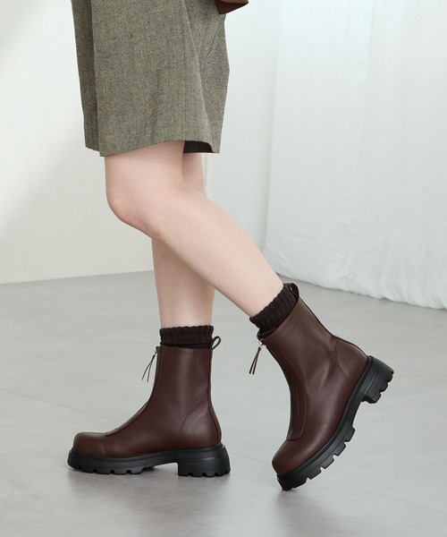 ORiental TRaffic（オリエンタルトラフィック） ブーツ 厚底 フロント