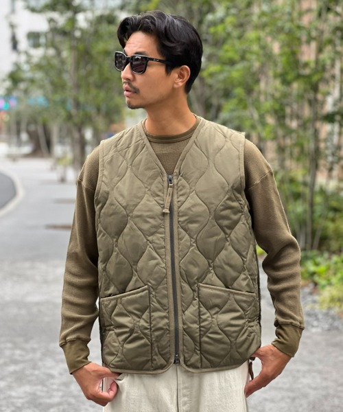 TAION（タイオン） ダウンベスト ベスト 「TAION」MILITARY W-ZIP V