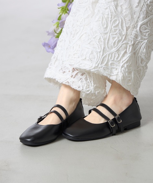 &. NOSTALGIA（ノスタルジア） シューズ 「ZOZO限定」ダブルストラップ