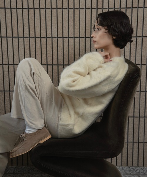 lawgy（ラウジー） デッキシューズ モカシン stitch moccasin flat