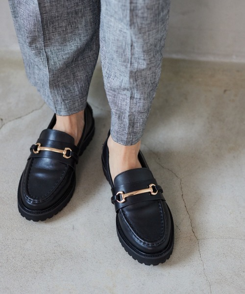 ローファー Mazell / トラックソールビットローファー「新色登場」名品