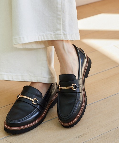 ローファー Mazell / トラックソールビットローファー「新色登場」名品