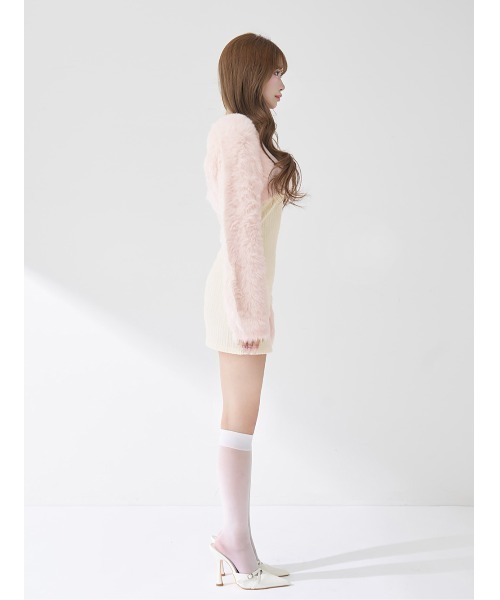 Darich（ダーリッチ） ワンピース ケーブルニットソーセットミニ